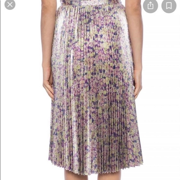 STELLA MCCARTNEY PATTERNED PLEATED SKIRT - Picture 3 of 11